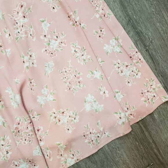 Joseph Ribkoff  Vintage Cottagecore Pink Floral Dress 10 - Picture 7 of 10